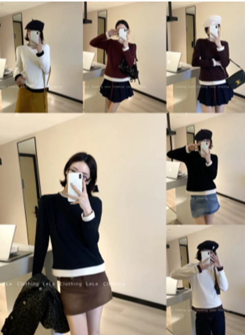 Womens oversized fleece sweatshirt for winter